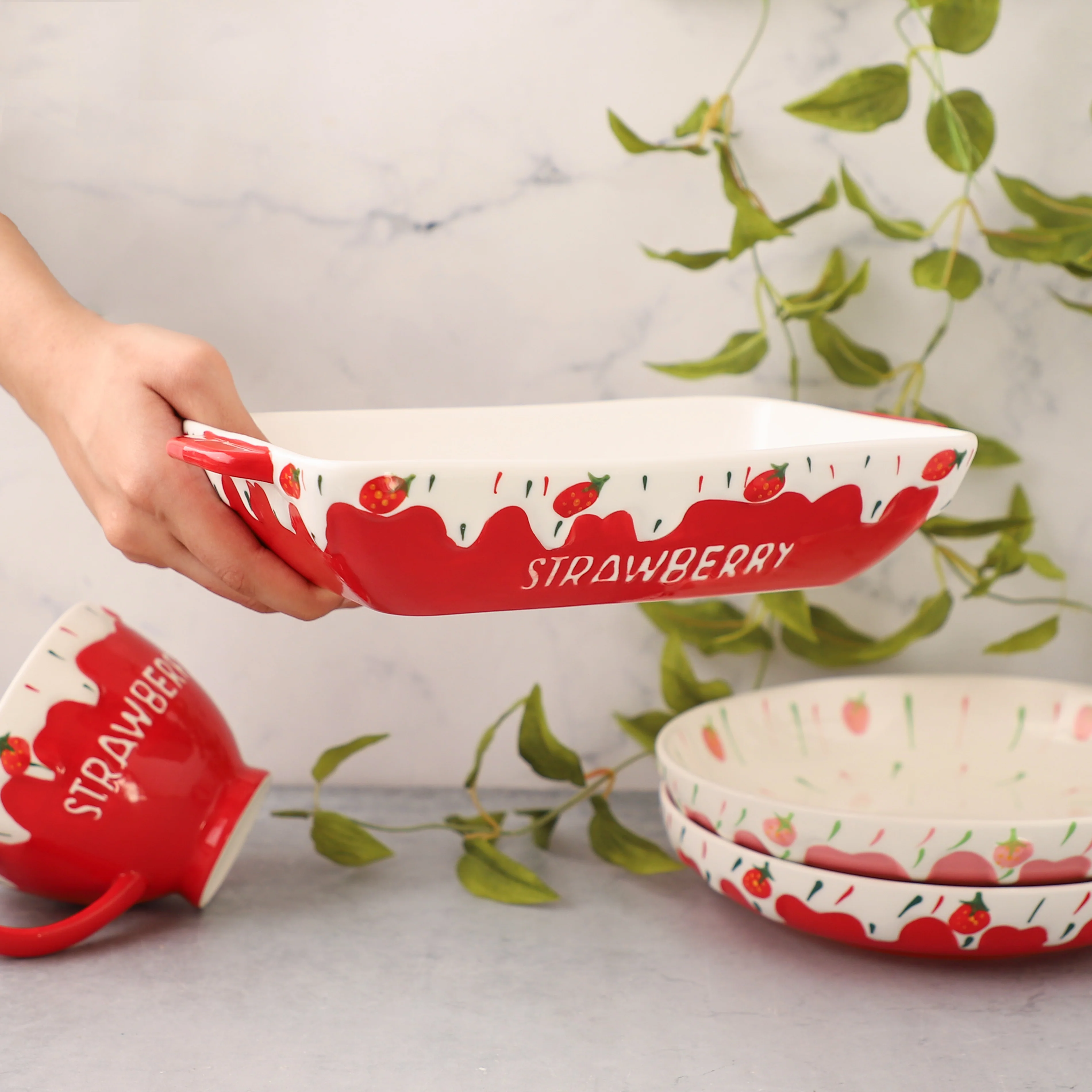 Strawberry Baking Tray