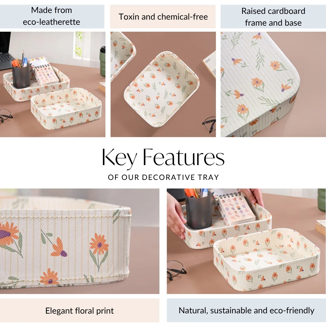 Sundaisy Eco Friendly Organiser Tray Set Of 2 - Image 5