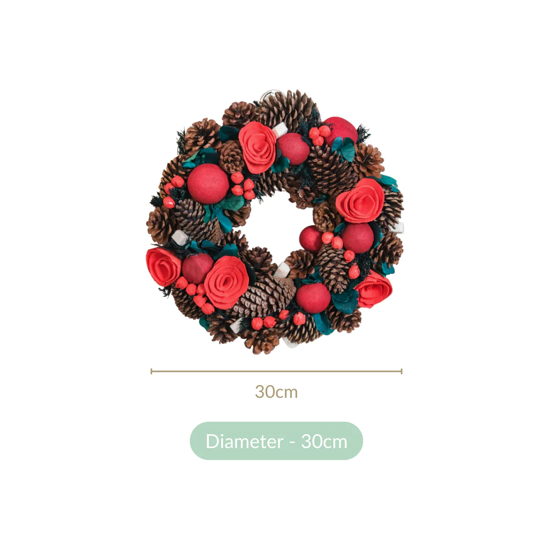 Sustainable Christmas Wreath For Wall Decoration - Image 5