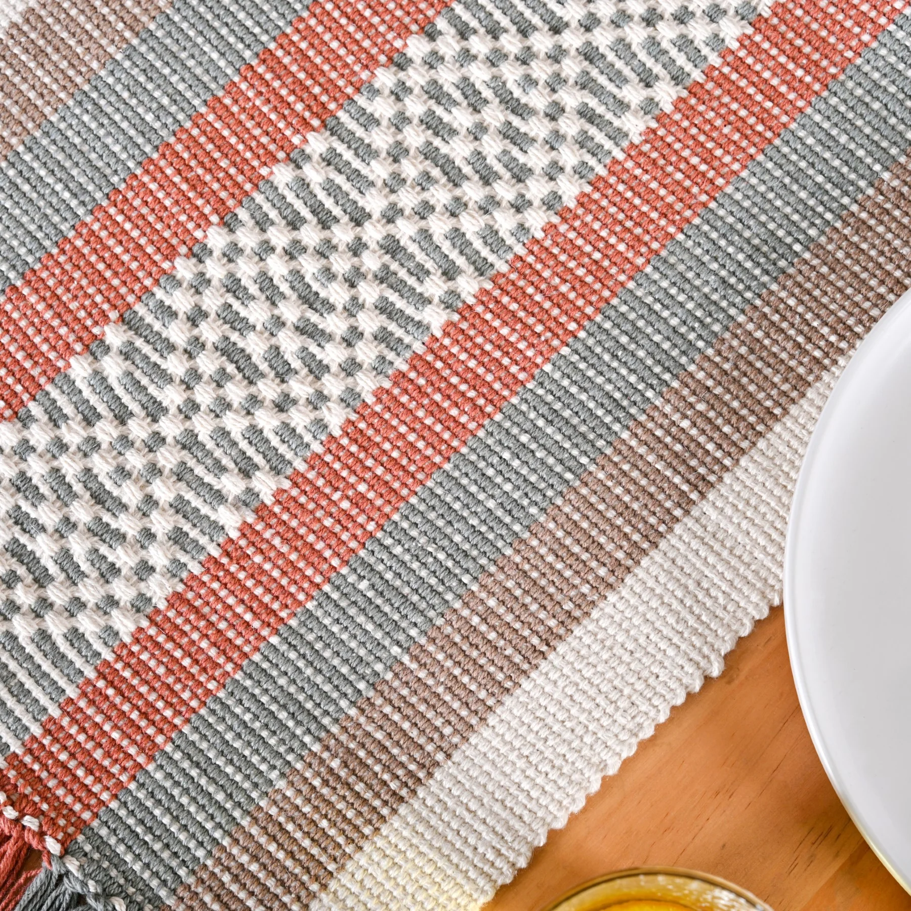 Sustainable Cotton Runner 180x33cm - Image 2