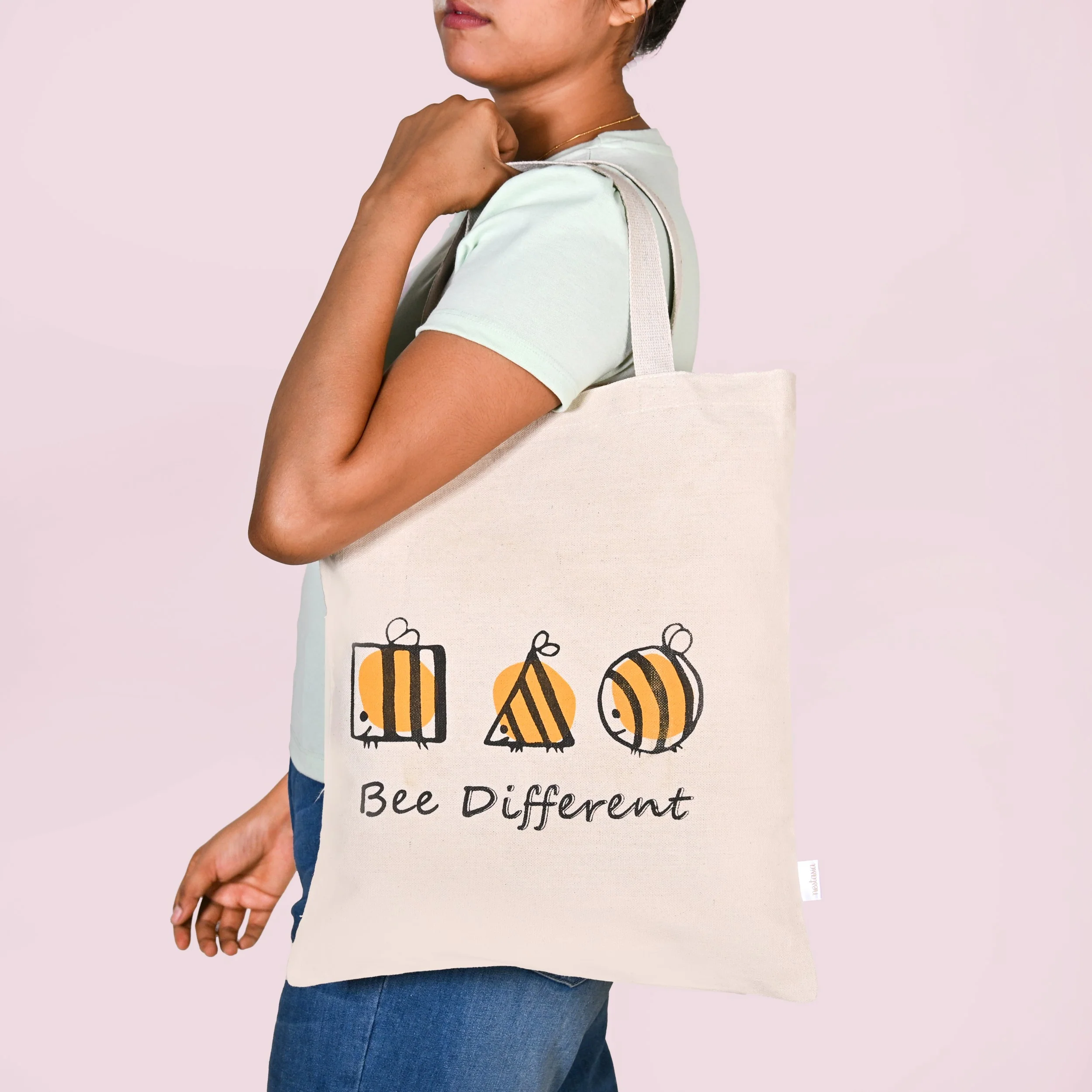 Sustainable Everyday Canvas Tote Bag Set Of 2 - Image 2