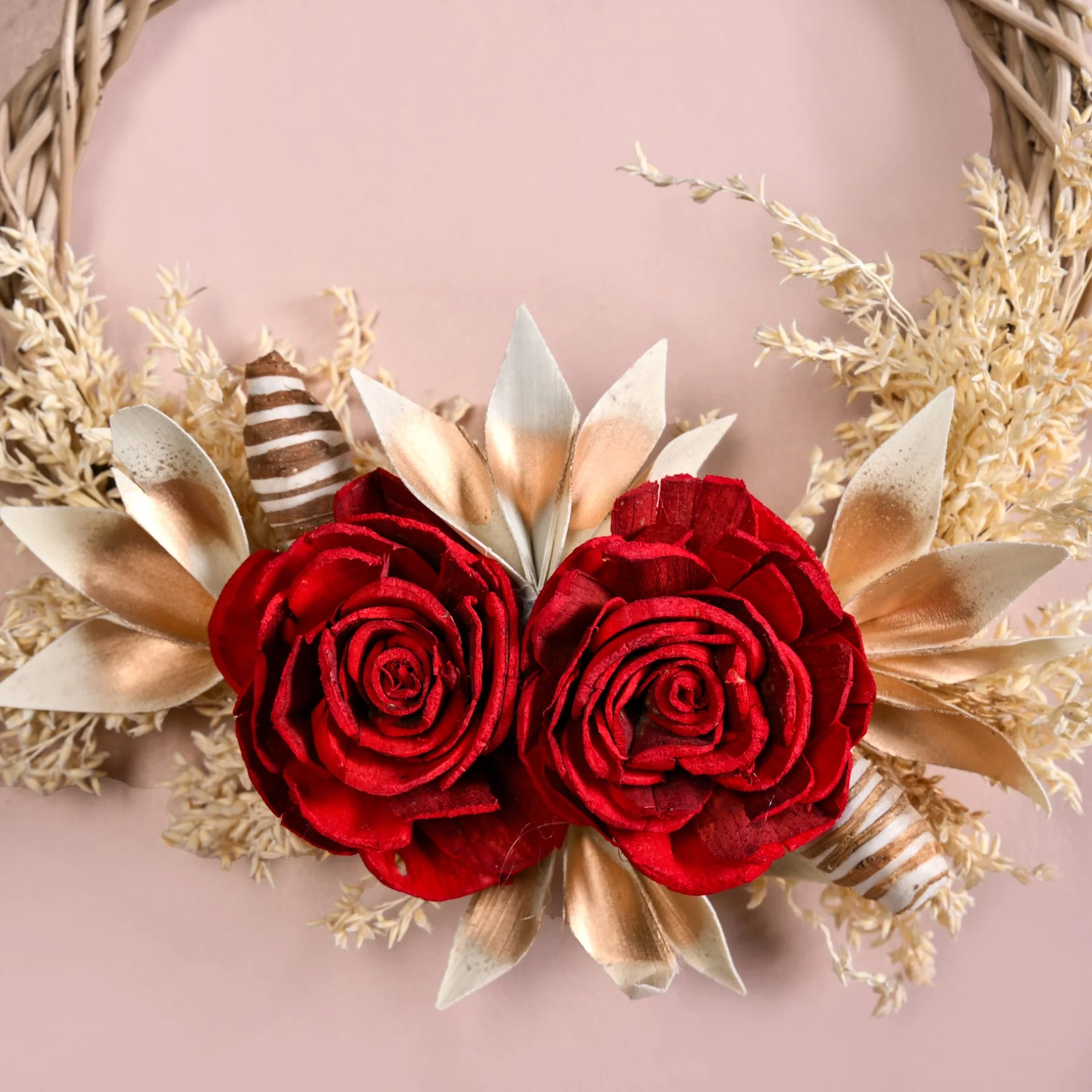 Sustainable Rose Wreath Set Of 3 - Image 3