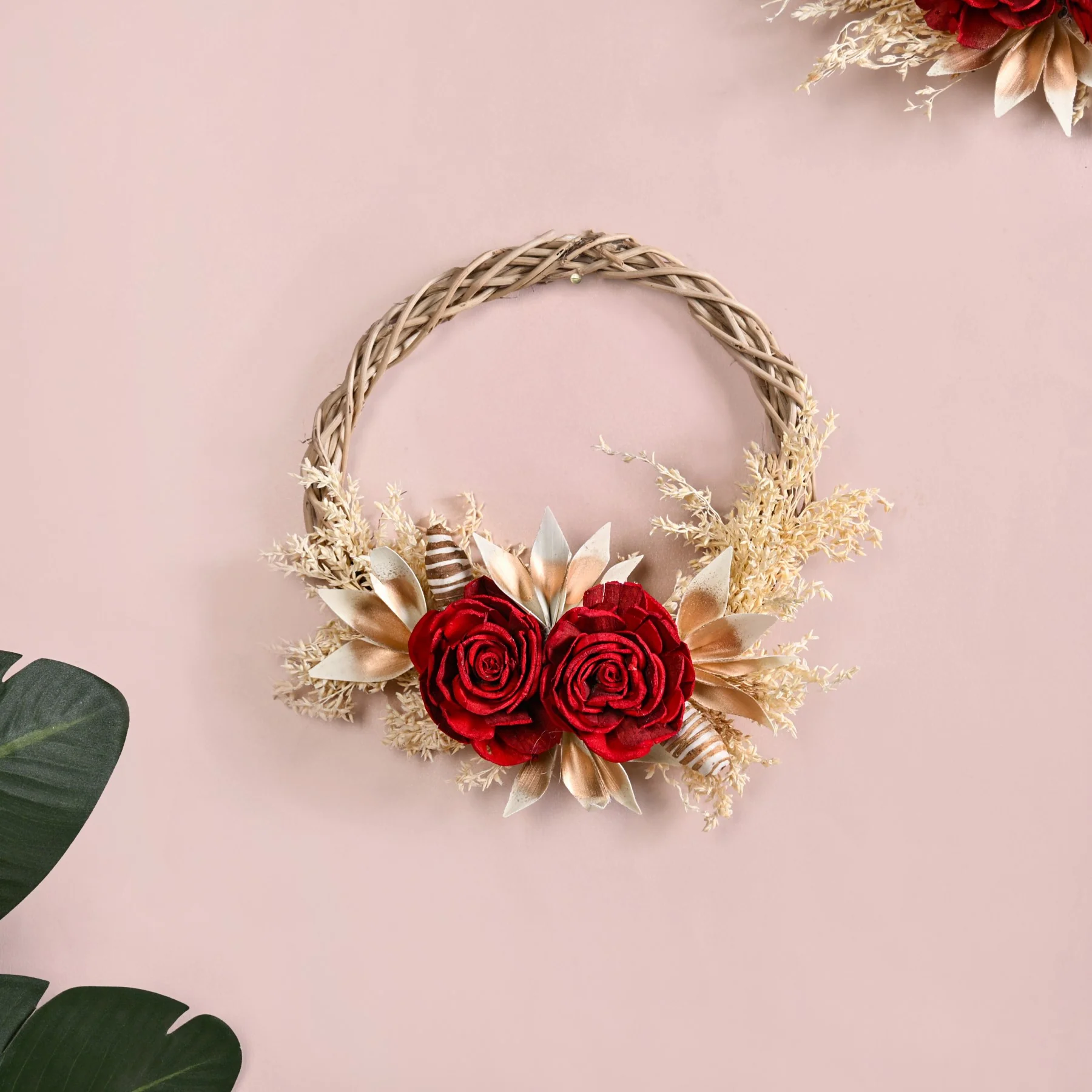 Sustainable Rose Wreath Set Of 3 - Image 6