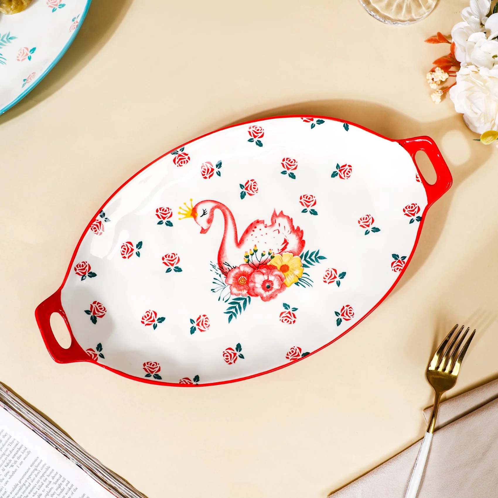 Swan Baking Dish - Image 9