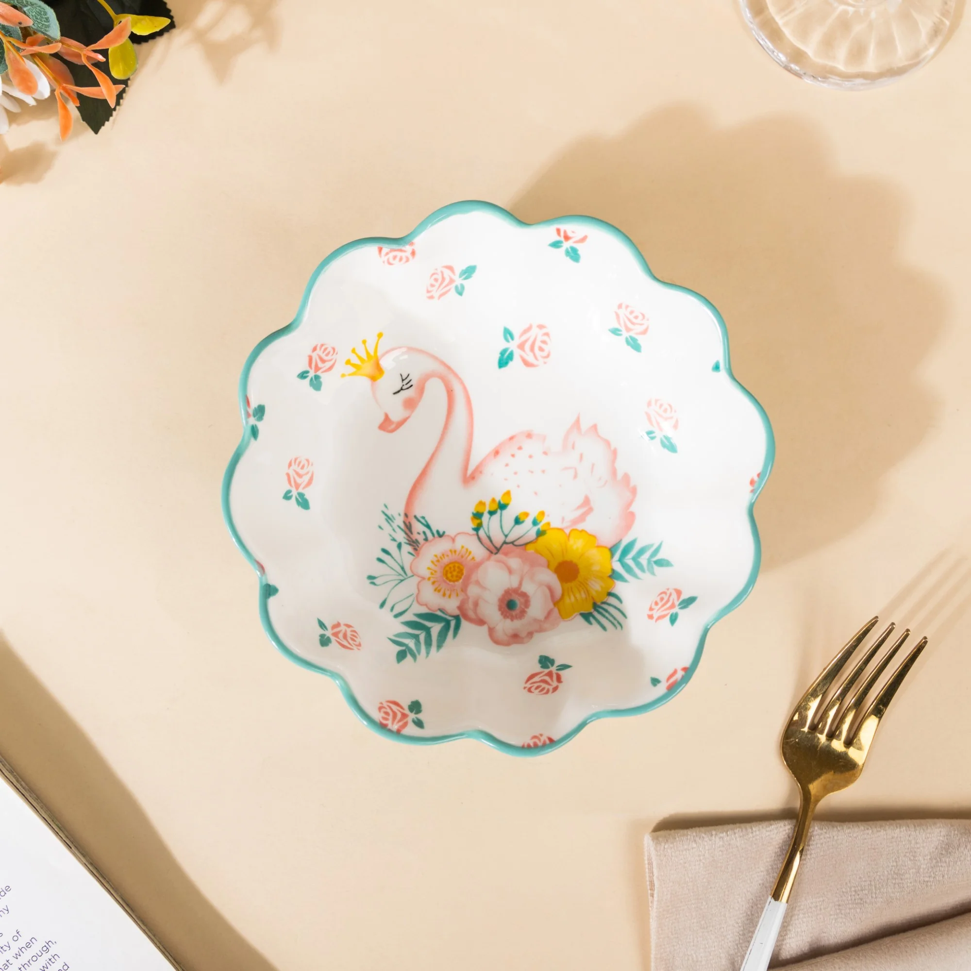 Swan Snack Bowl 400 ml - Image 13