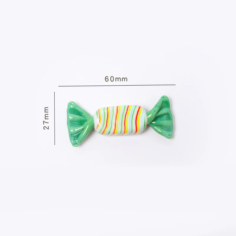 Sweet Pea Green Candy Glass Decor - Image 7