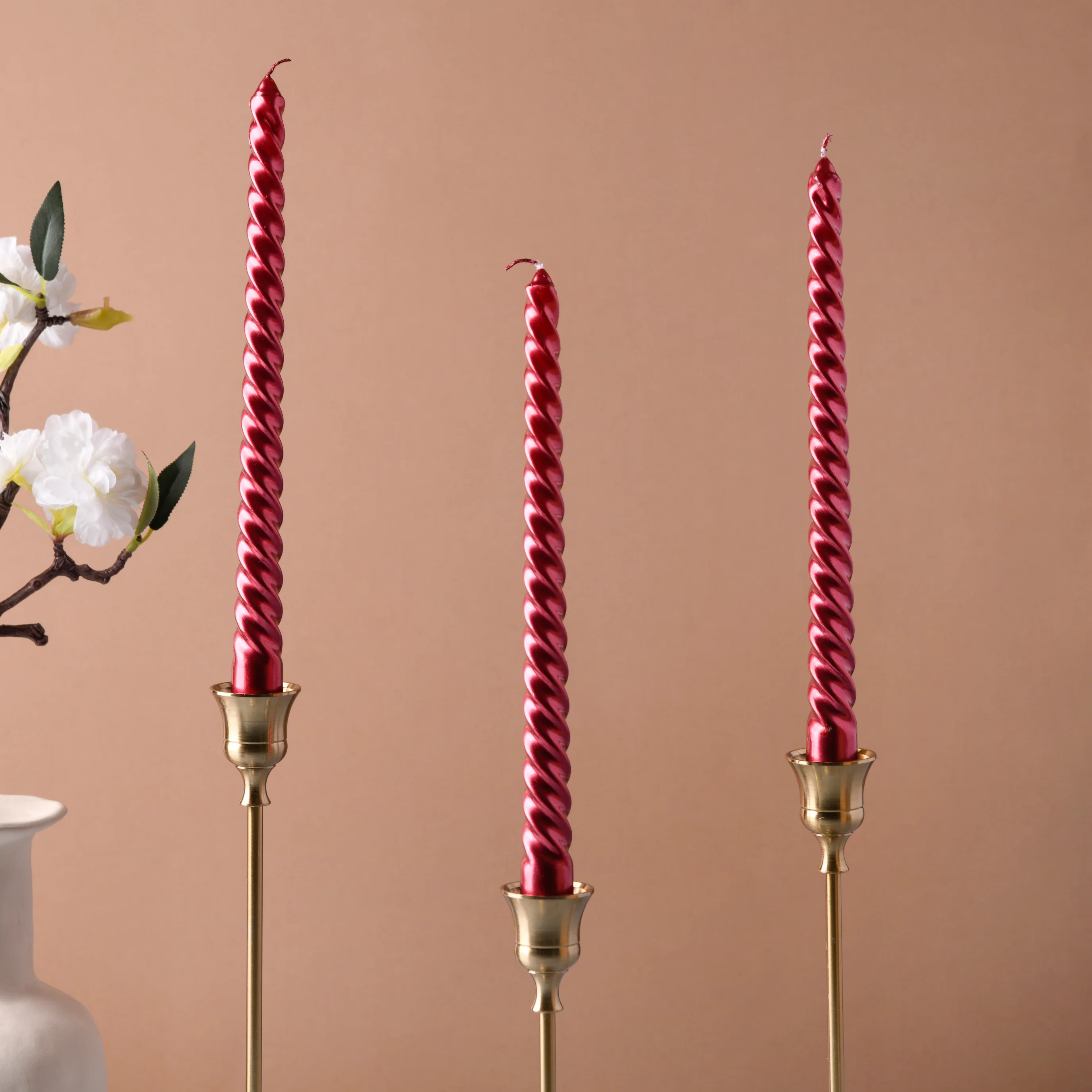 Swirl Candle Set of 4 - Image 10