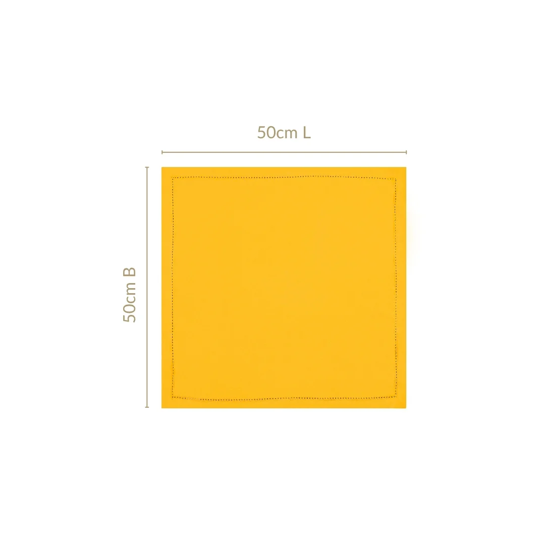 Table Napkin Sunny Yellow Set Of 4 - Image 4