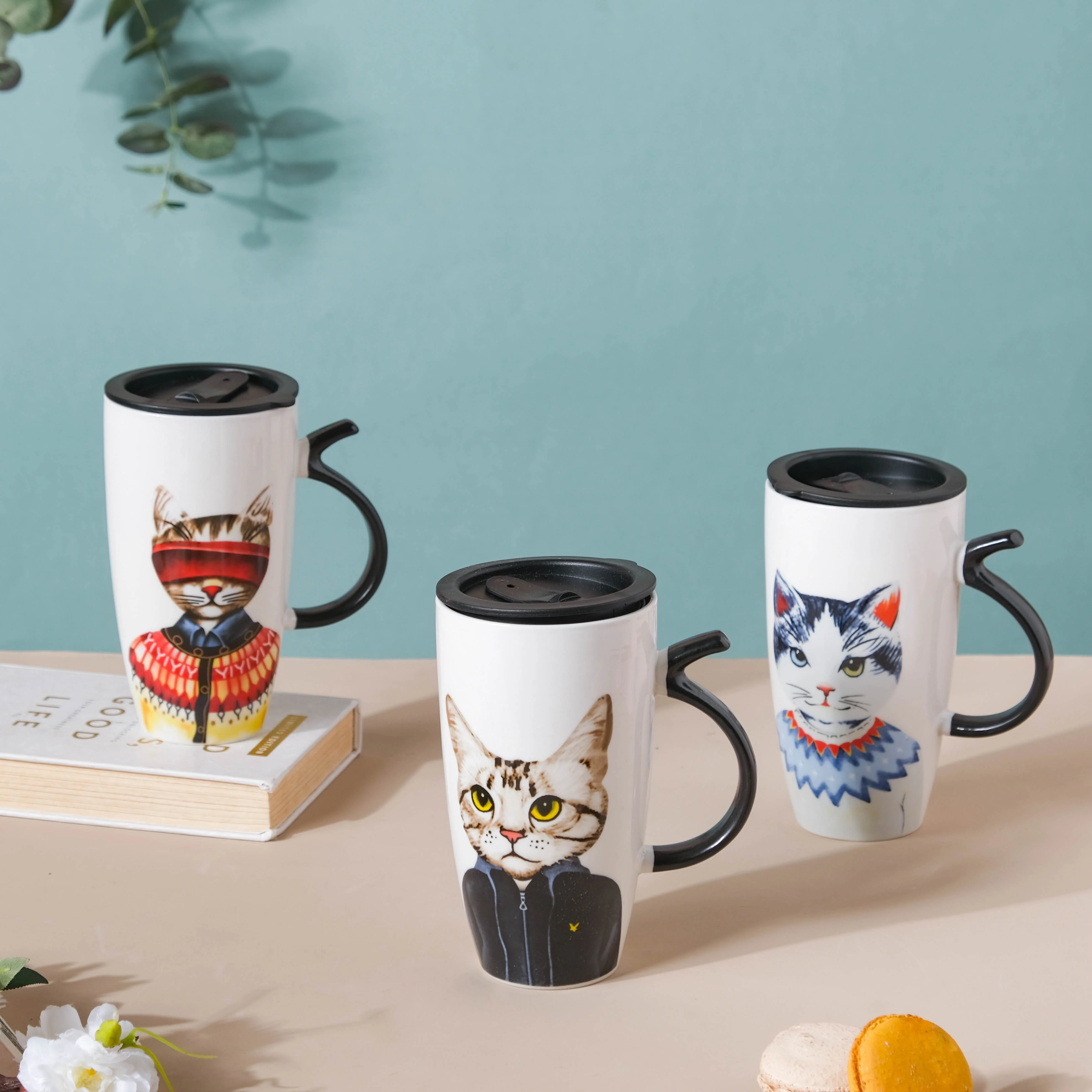 Tall Cat Mug - Image 7