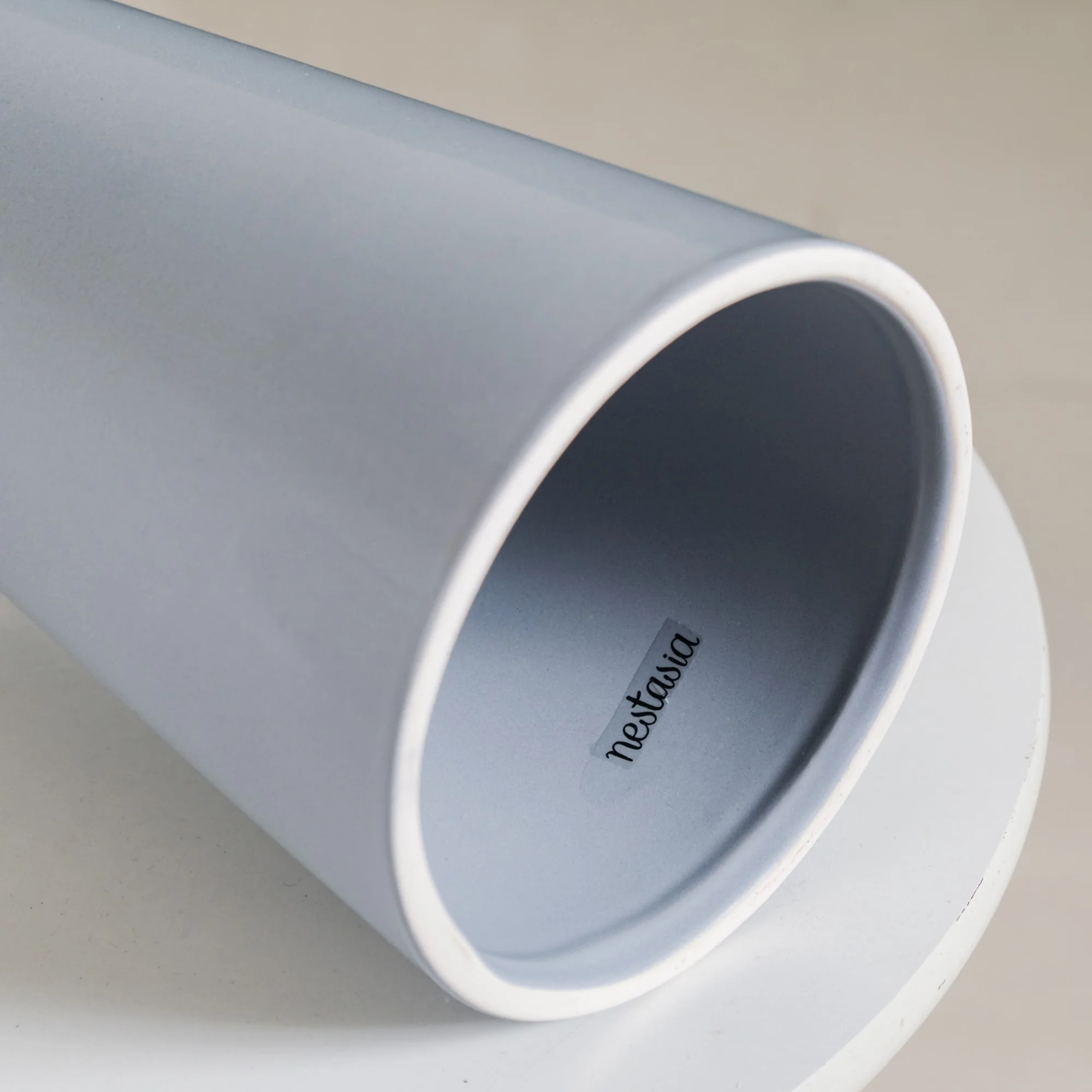 Tall Floor Vase Grey - Image 8