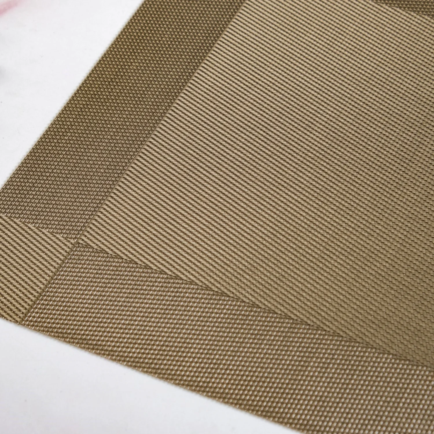 Taupe Reversible Dining Table Mats Set Of 6 - Image 6