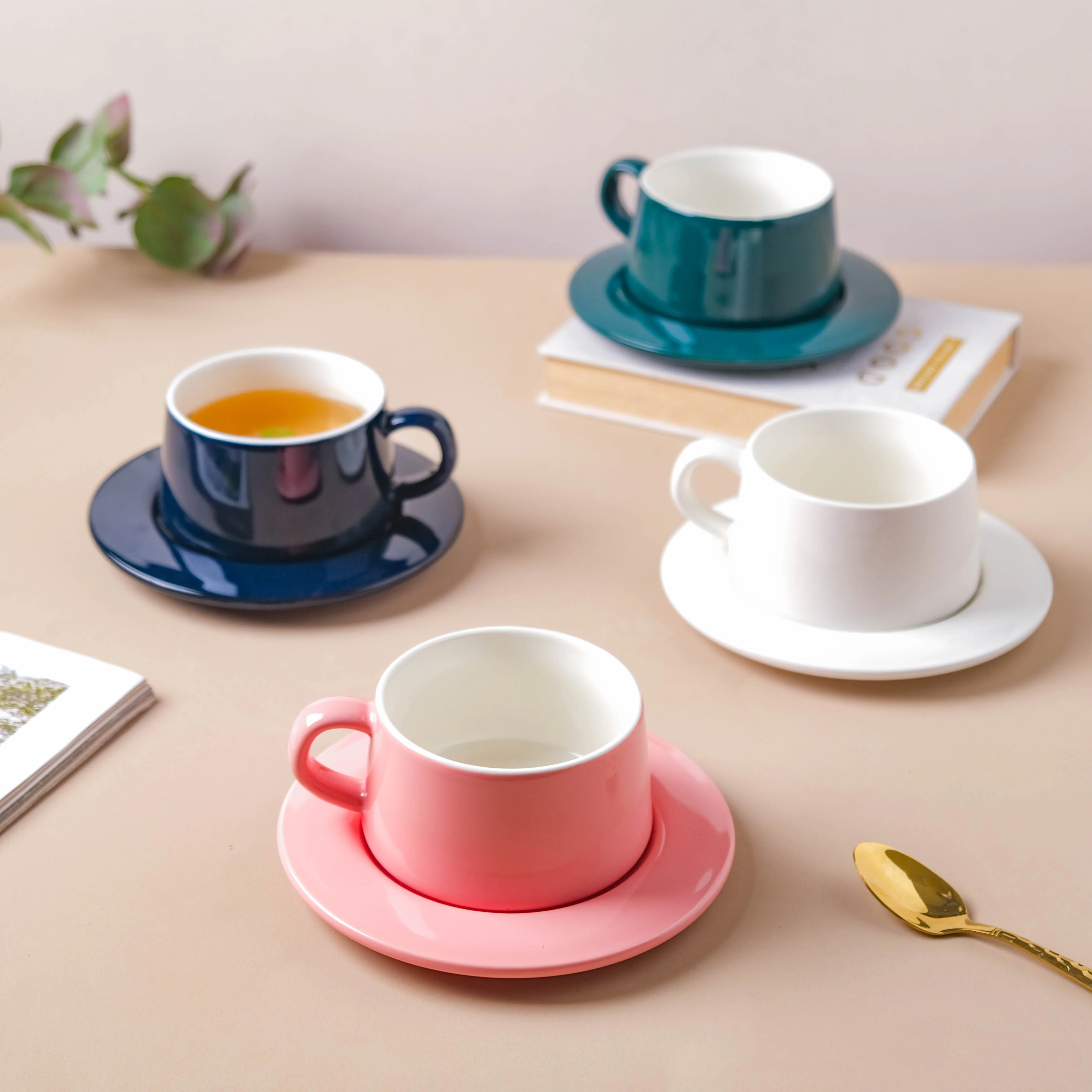 Teacup and Saucer Set - Image 8