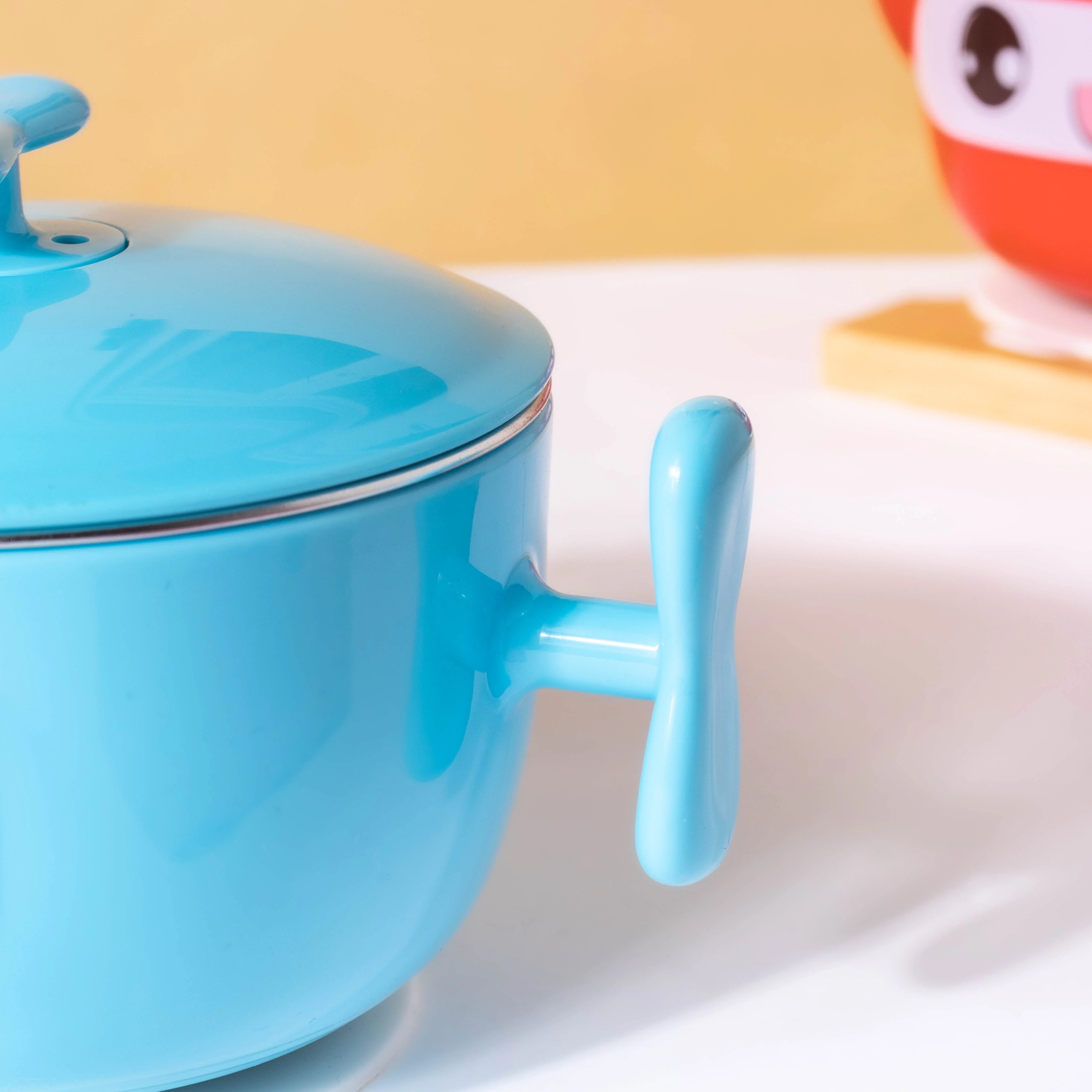 Tellytubby Stay Warm Steel Bowl With Suction Base Blue 300 ml - Image 7