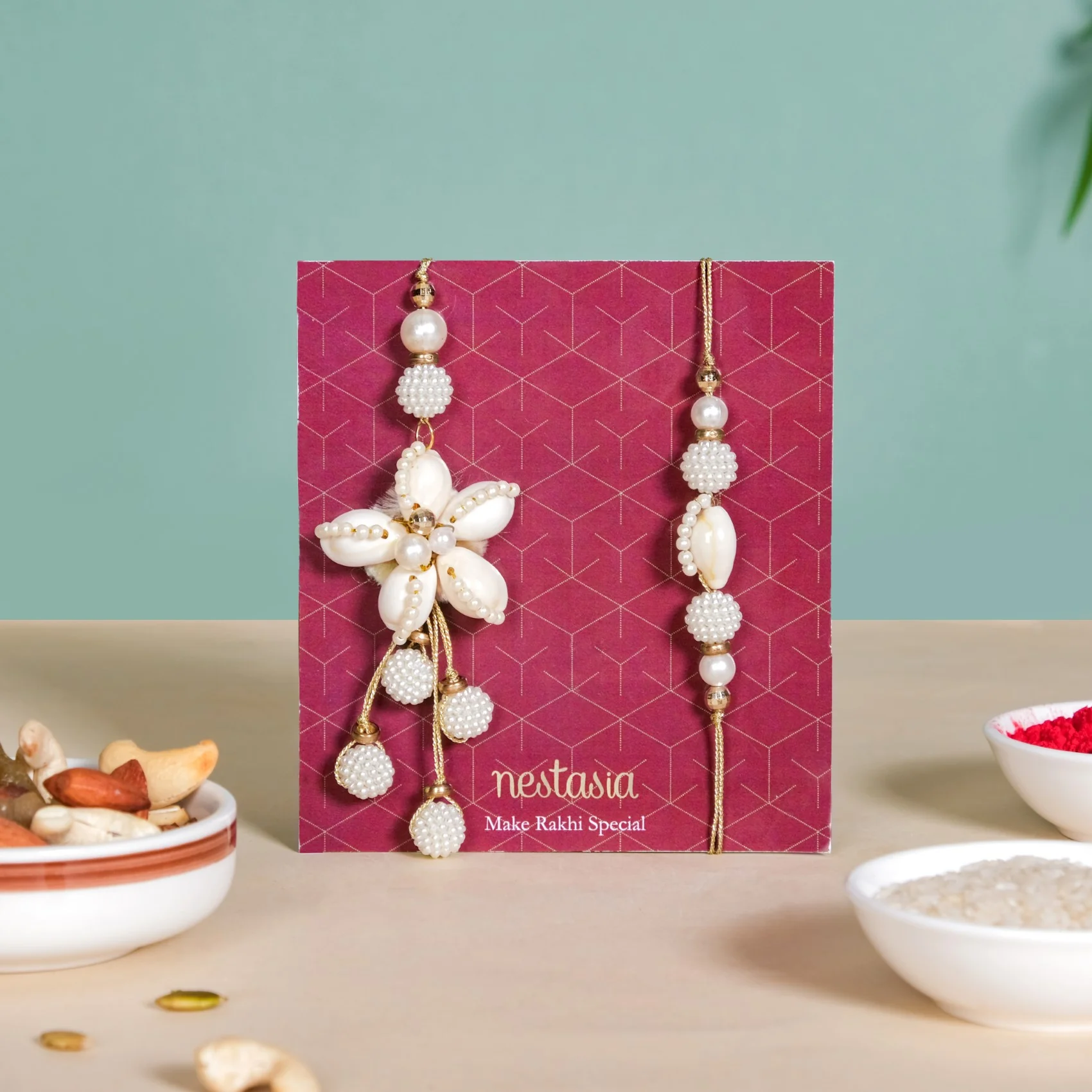 Terracotta Kulhad Rakhi Hamper For Bhaiya Bhabhi - Image 2
