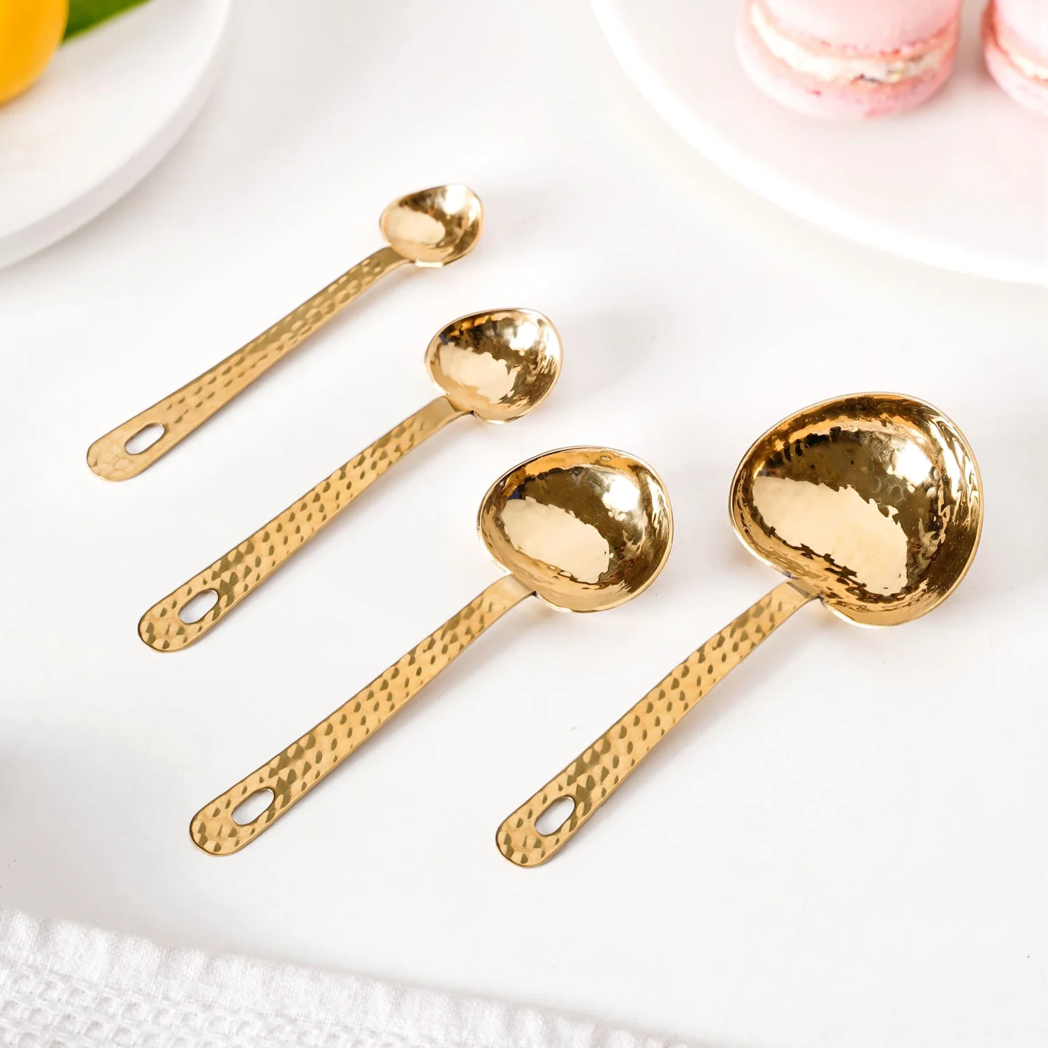 Textured Heart SS Measuring Spoon Set of 4 - Image 9