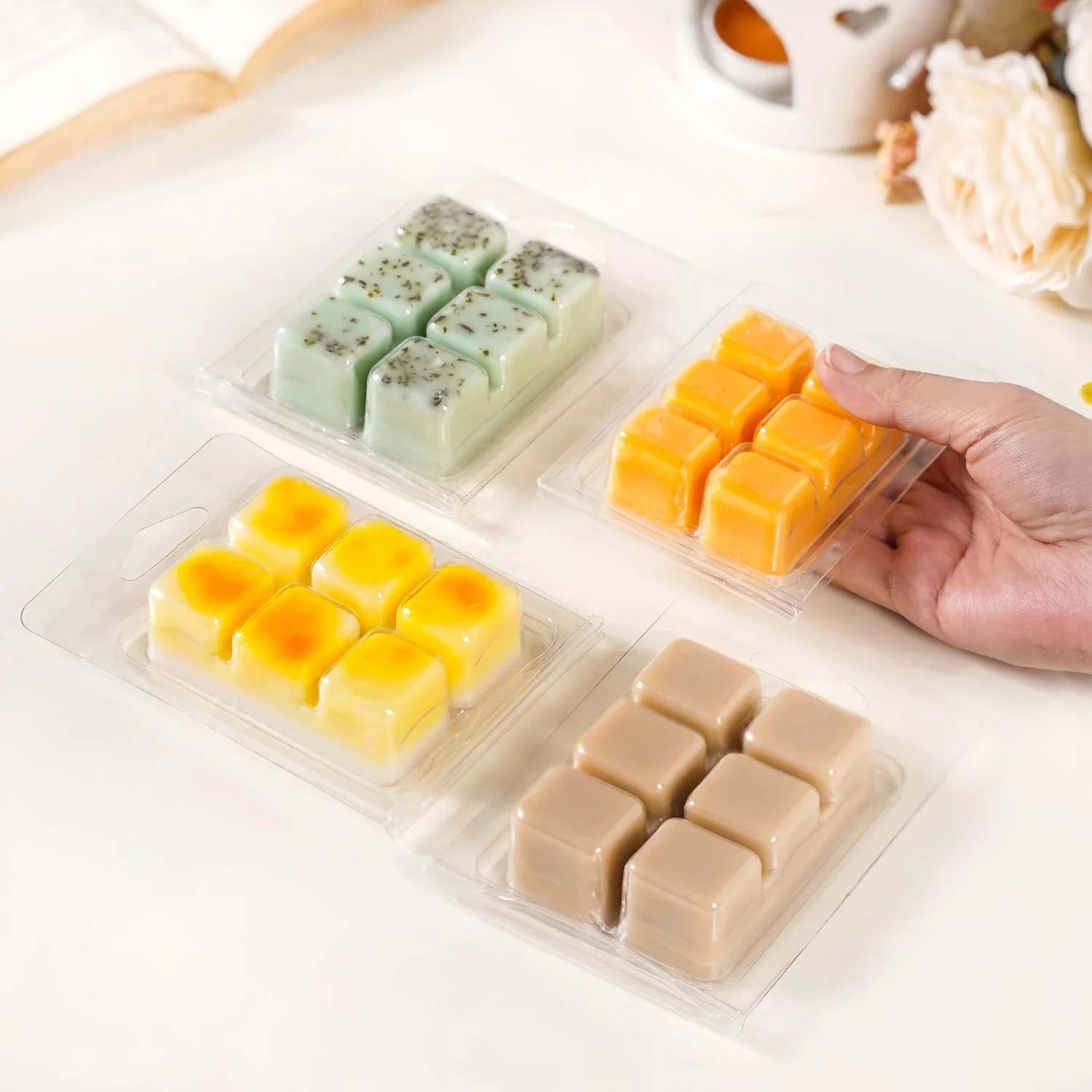 Tropical Aromatic Wax Melts Set Of 4 - Image 3