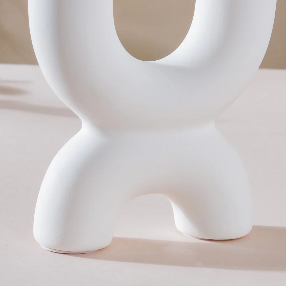 Ultra Mod Matte Ceramic 2 Arm Candle Holder - Image 9