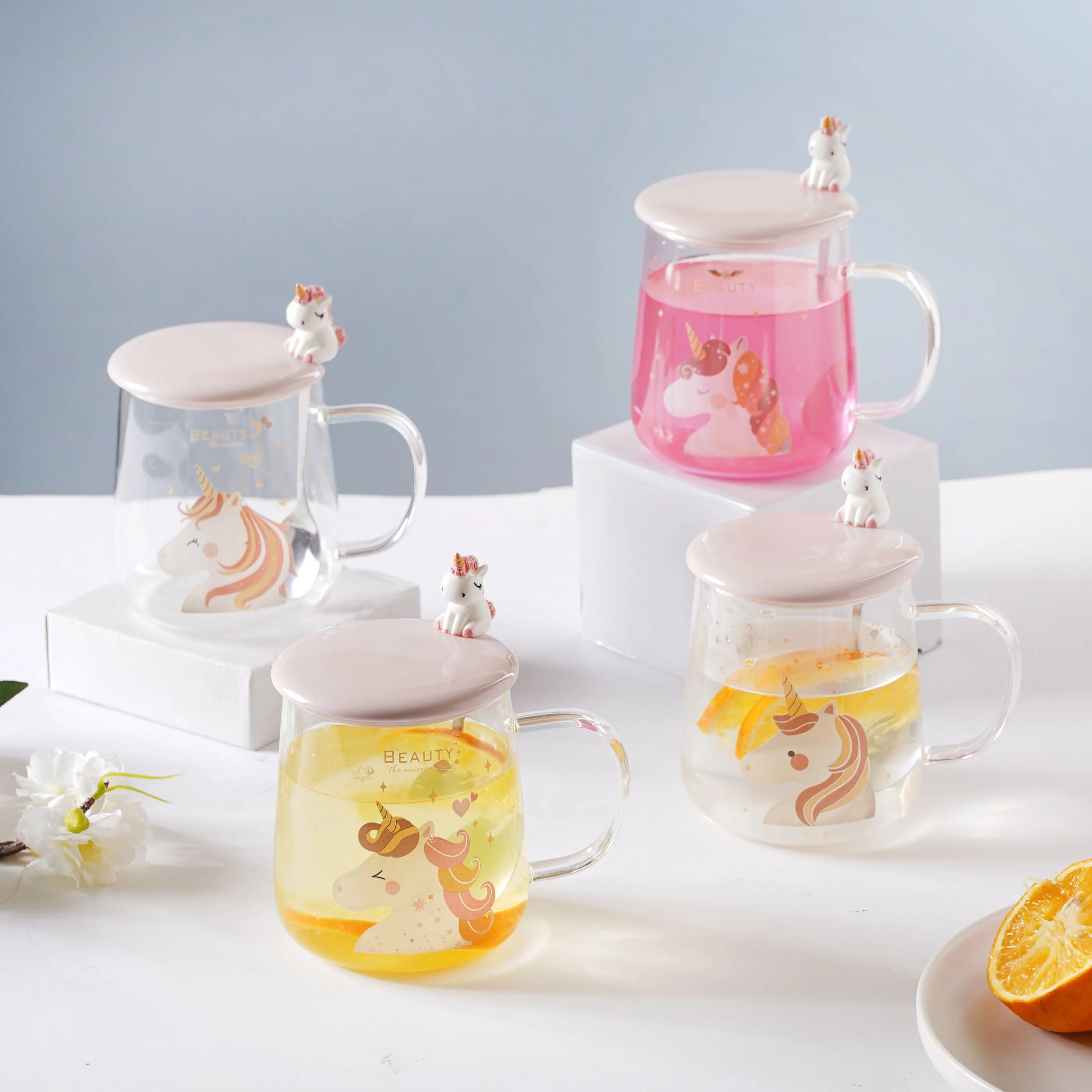 Unicorn Glass Mug - Image 5