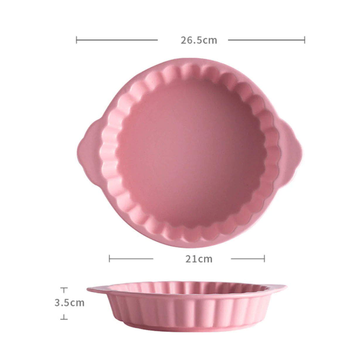 Very Berry Pink Baking Tray 10 Inch - Image 11