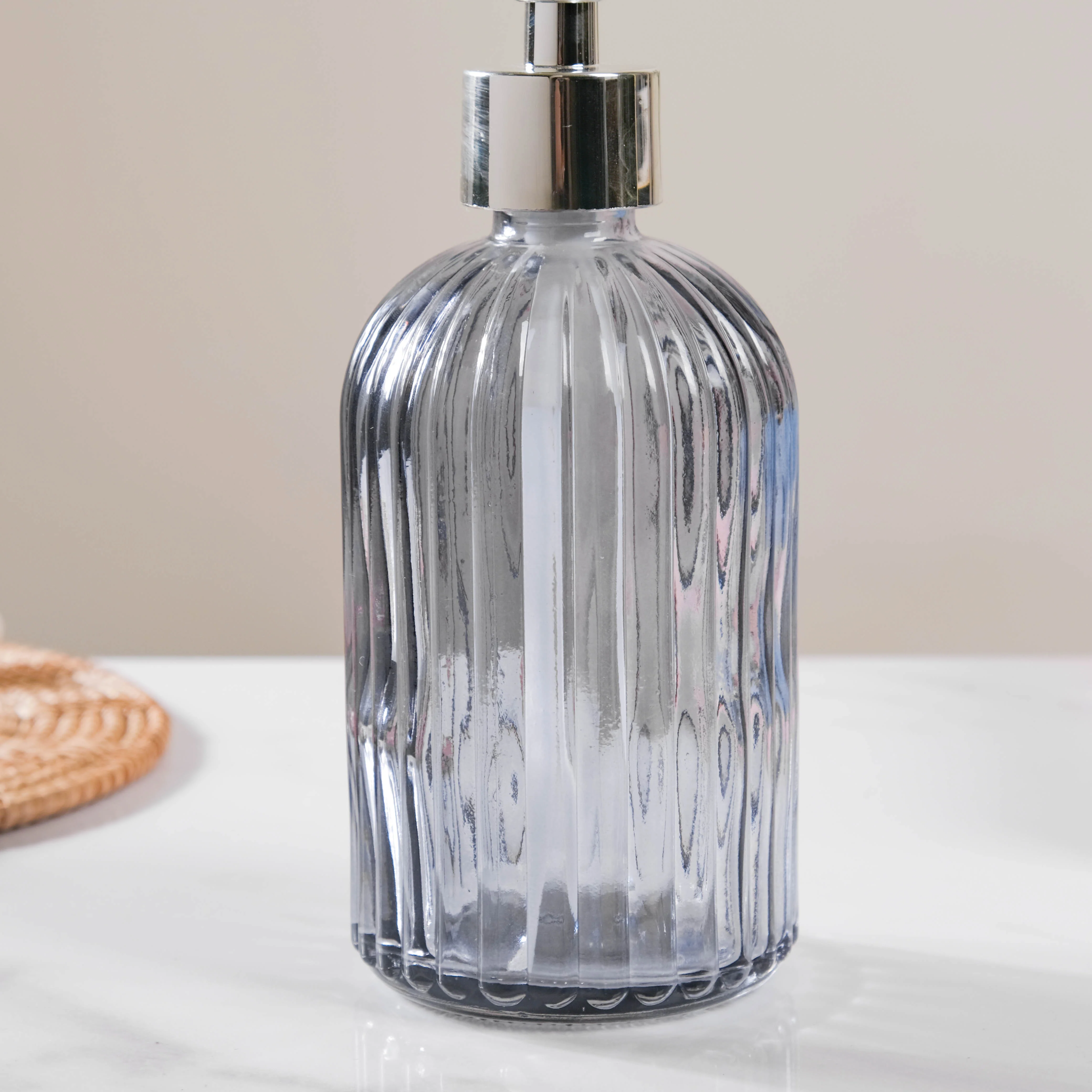 Vienna Grey Glass Dispenser With Nozzle - Image 6