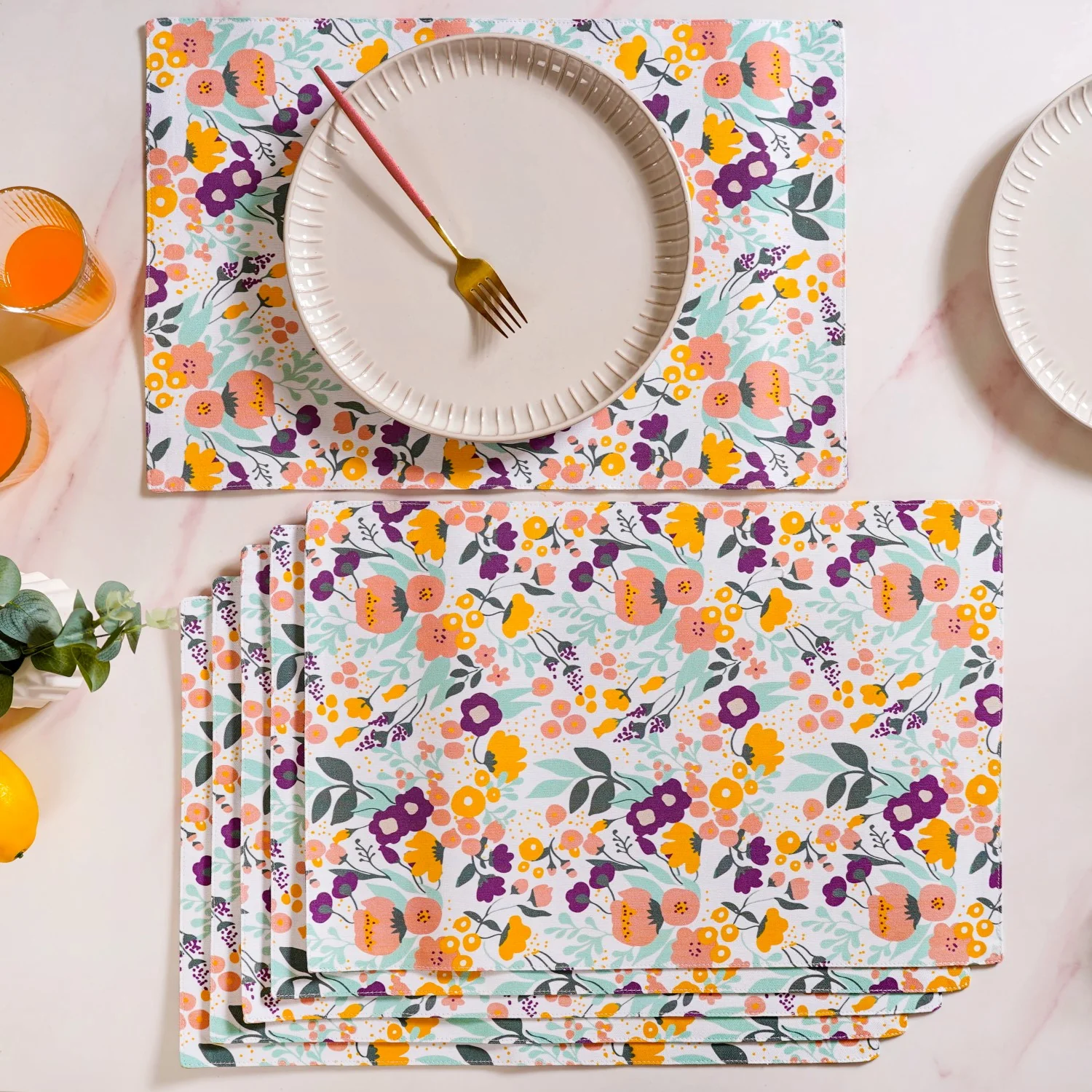Viola Premium Place Mat Set Of 6 - Image 2