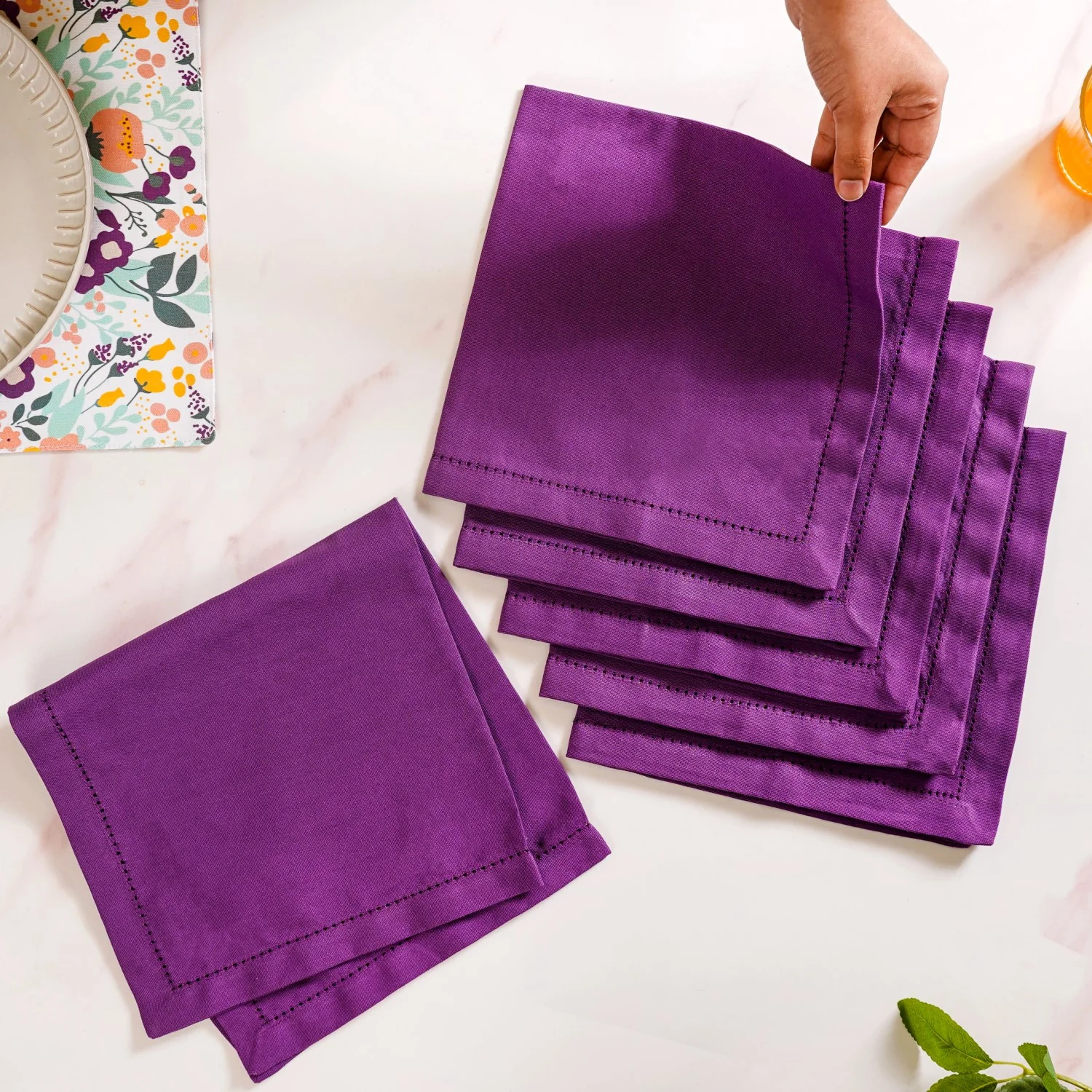 Viola Table Napkin Set Of 6 - Image 3