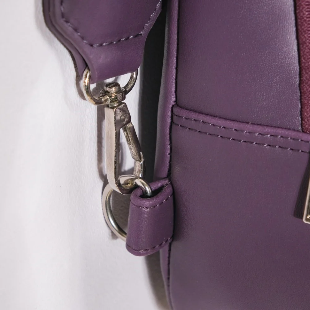 Voyager One Shoulder Sling Backpack Purple - Image 8