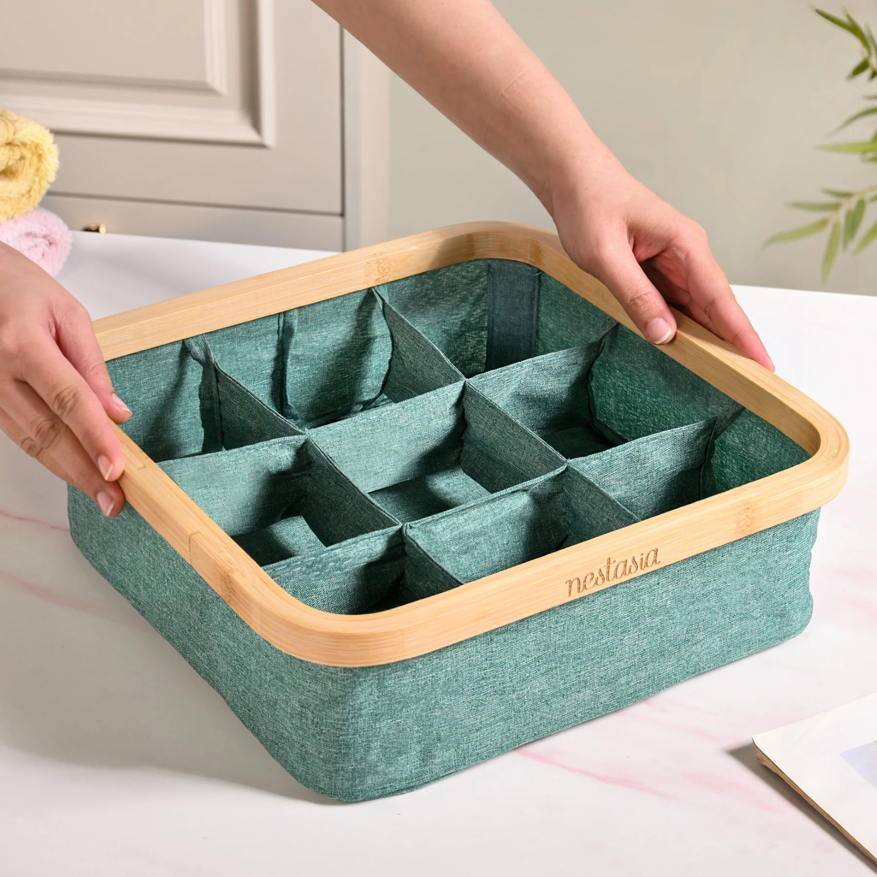 Wardrobe Organiser With Compartments - Image 2