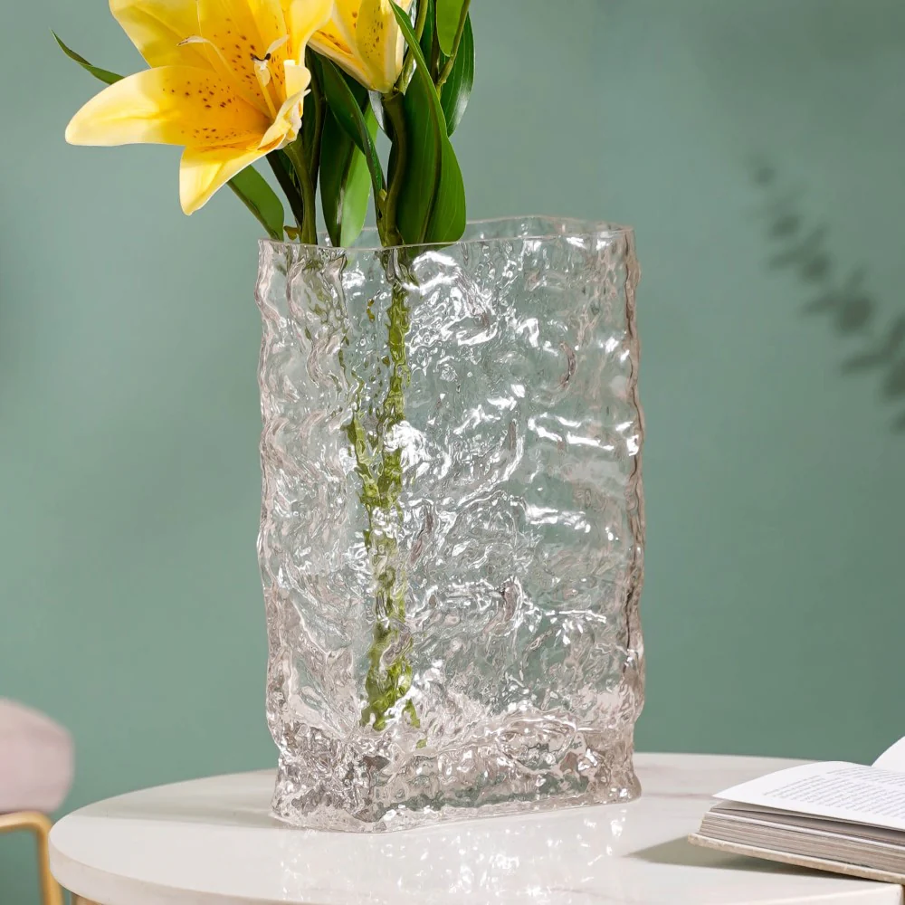 Waterfall Glass Flower Vase - Image 7