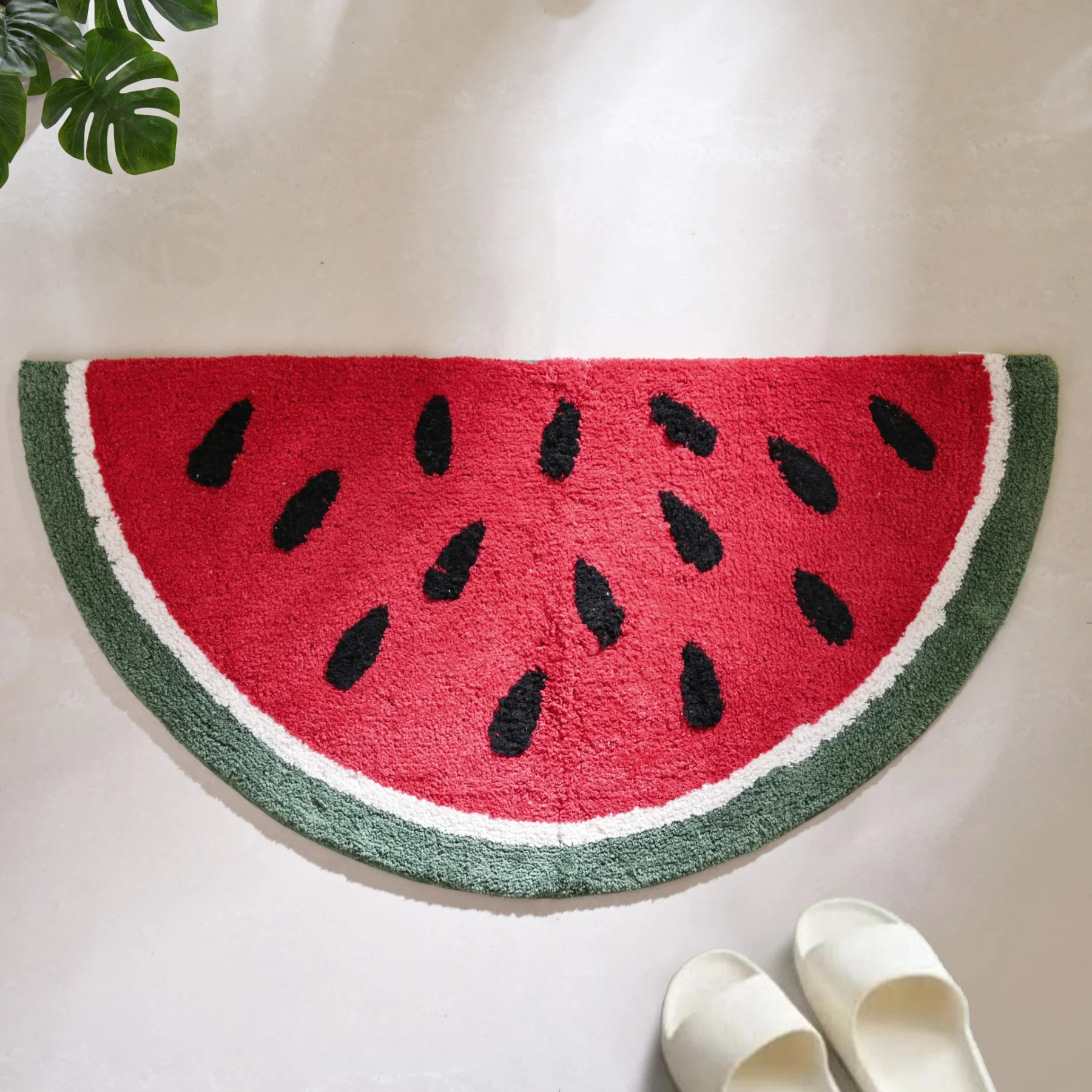Watermelon Anti Slip Tufted Cotton Mat 83x43cm - Image 7