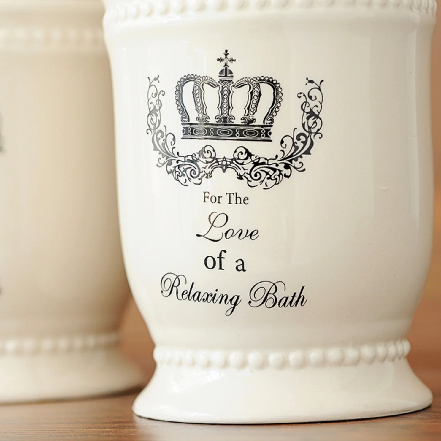 White Bath Set of 4 - Image 3
