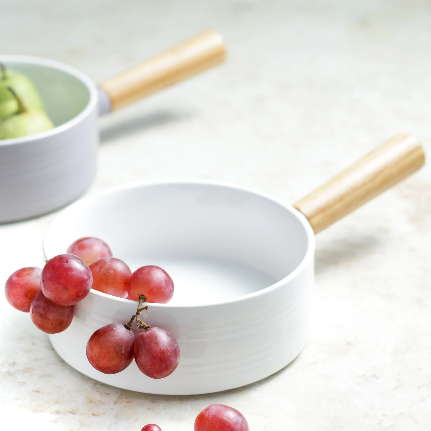 White Bowl with Handle - Image 11