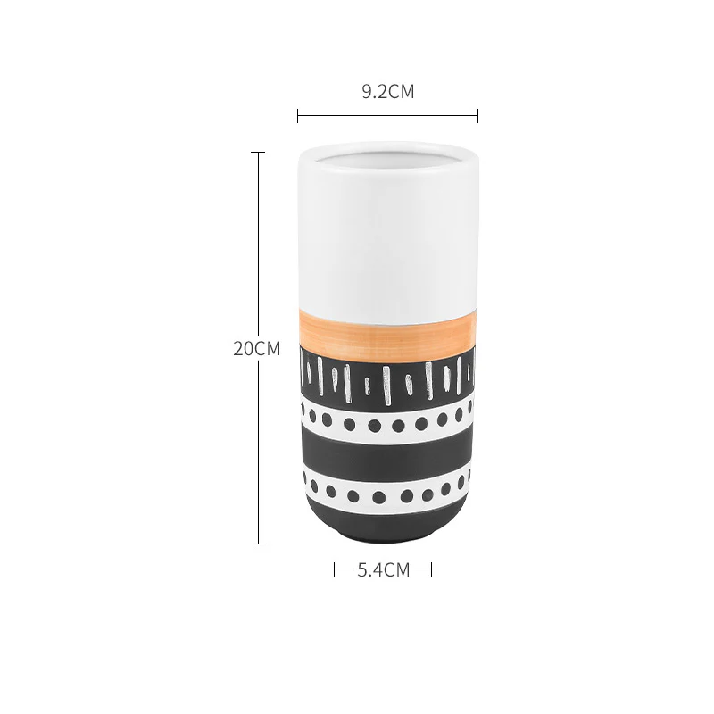 White Ethnic Vase - Image 18