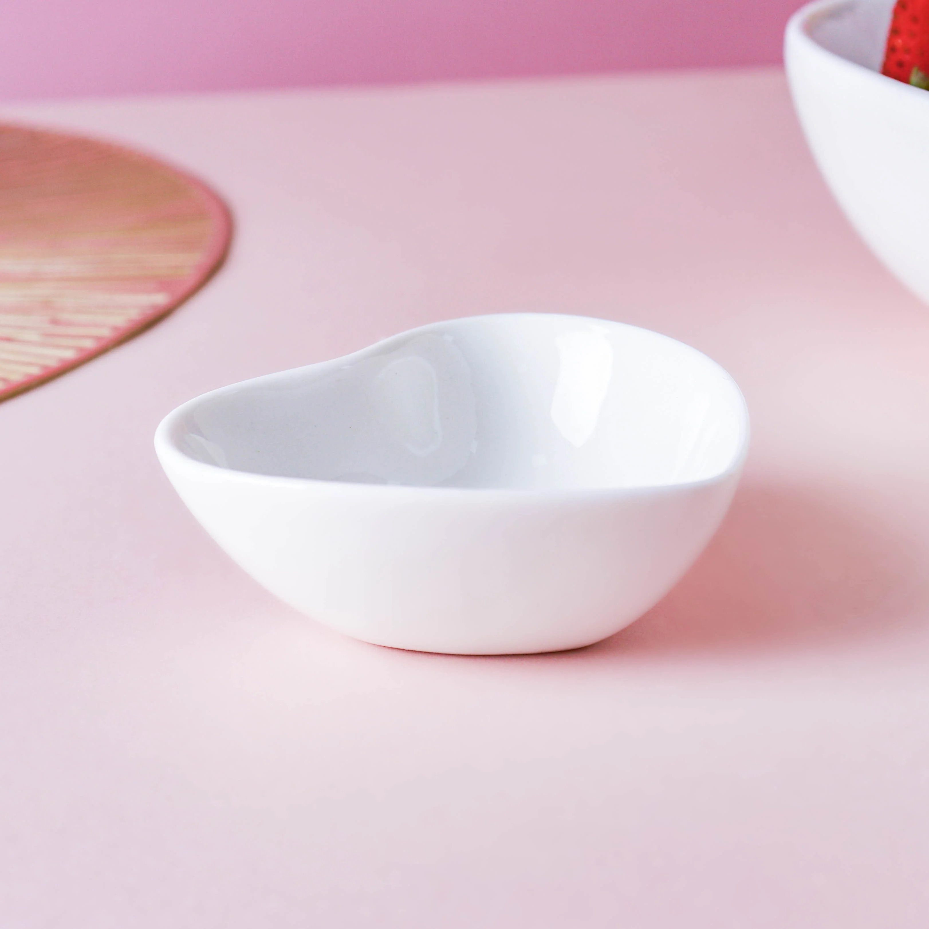 White Heart Dip Bowl - Image 8