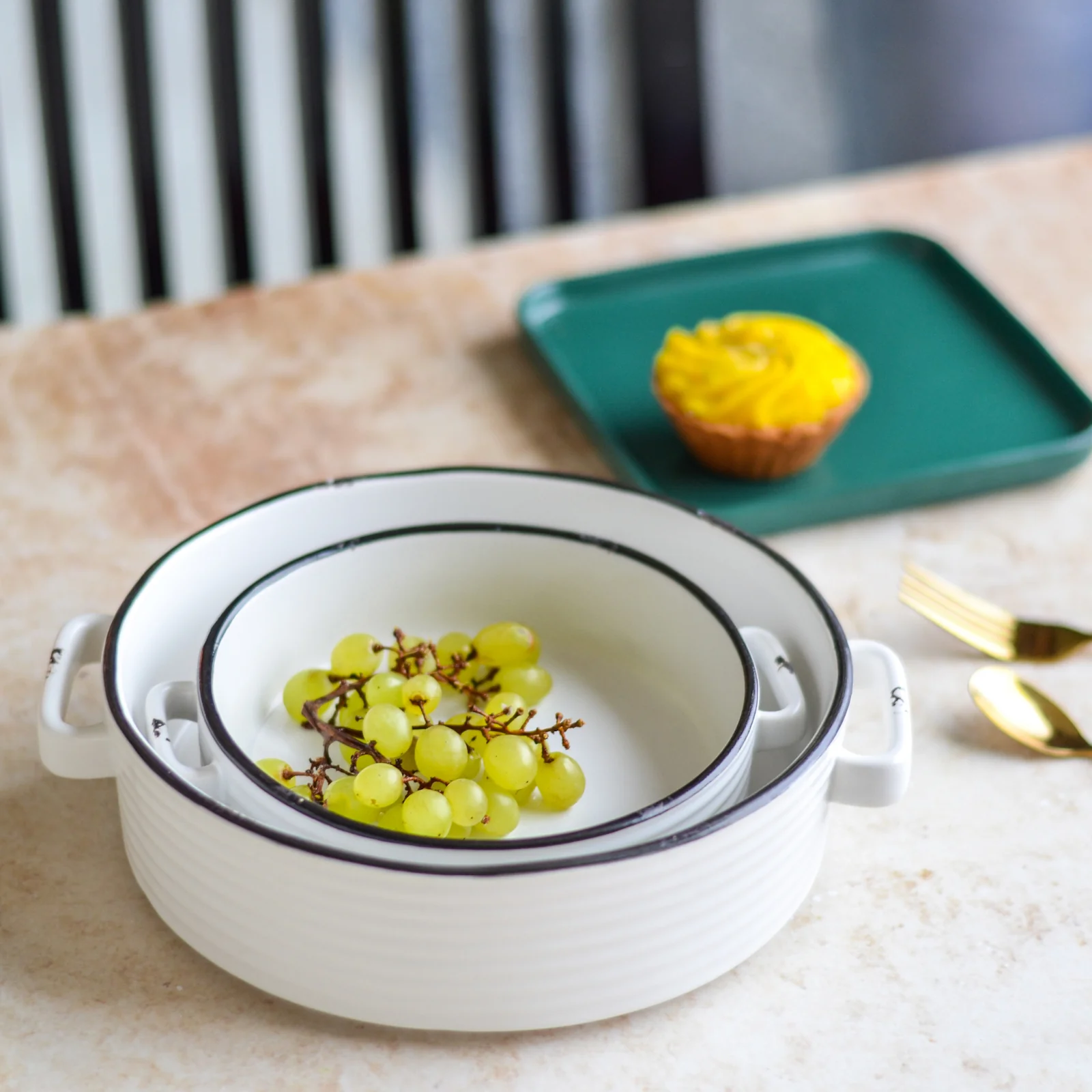 White Serving Dish - Image 4