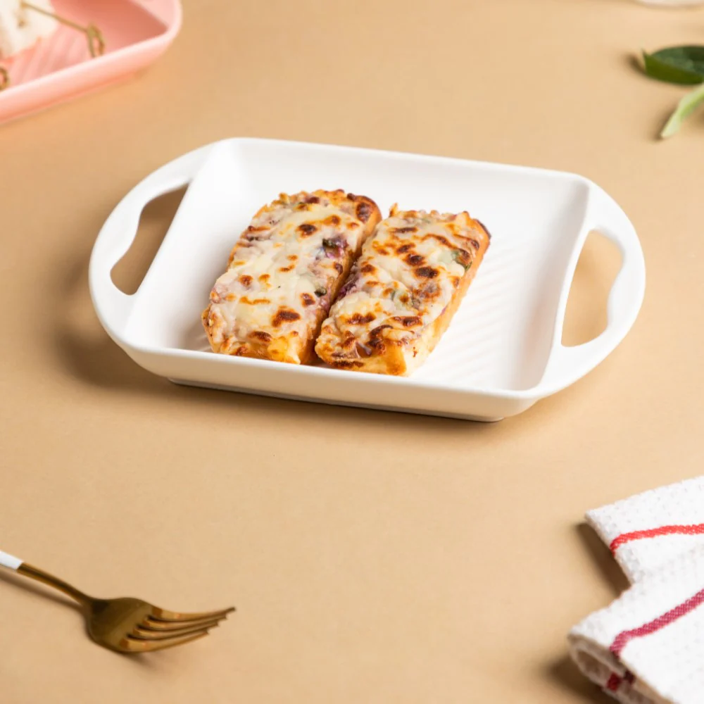 White Square Baking Tray Small - Image 6