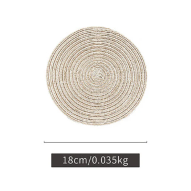 Table Mat Natural White Set - Image 2
