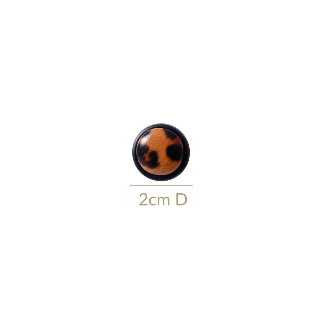 Wild Whimsy Brown Studs - Image 3