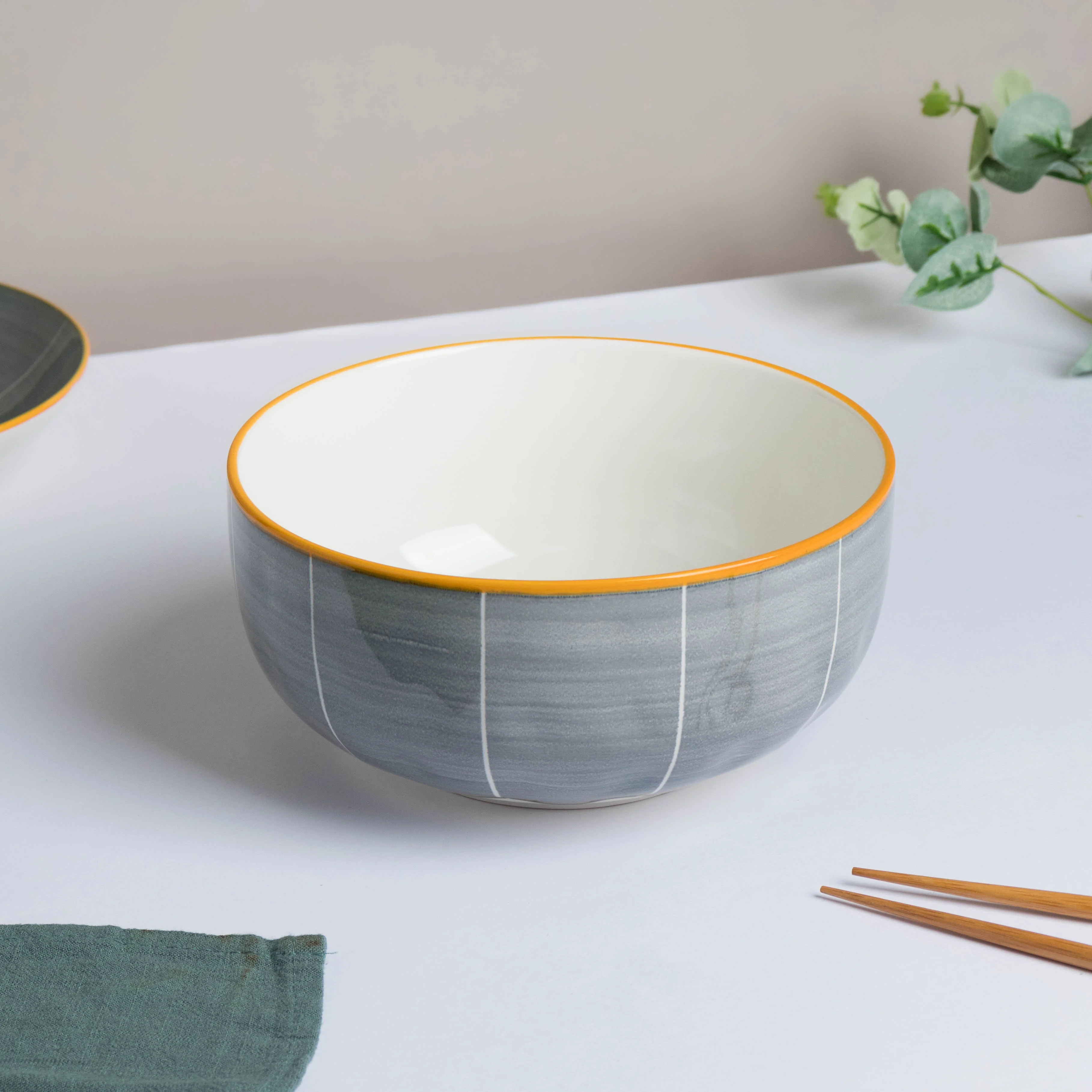 Willow Dark Grey 22 Piece Dinner Set For 6 - Image 10