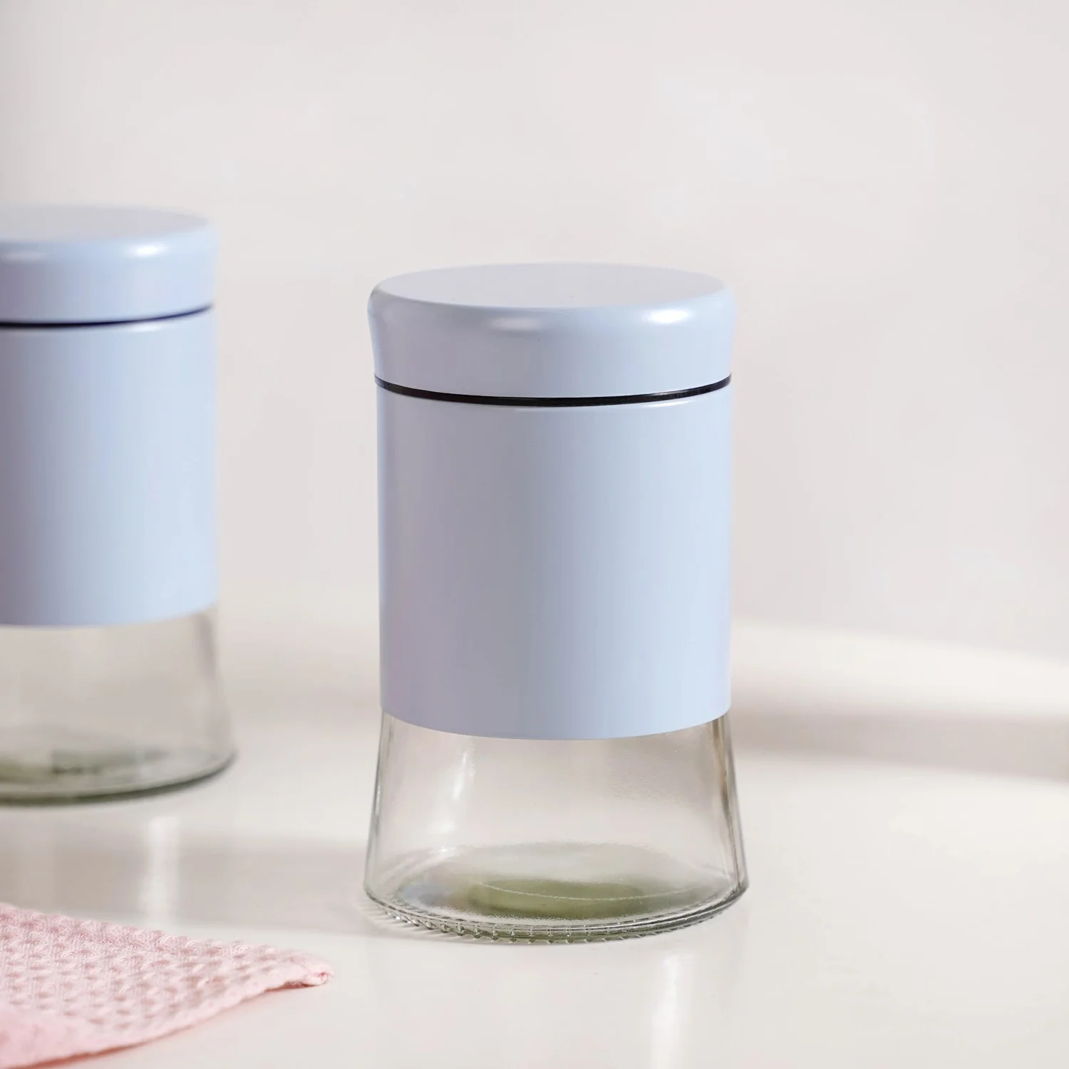 Winnie Blue Kitchen Jars With See Through Window Set Of 4 800ml - Image 7