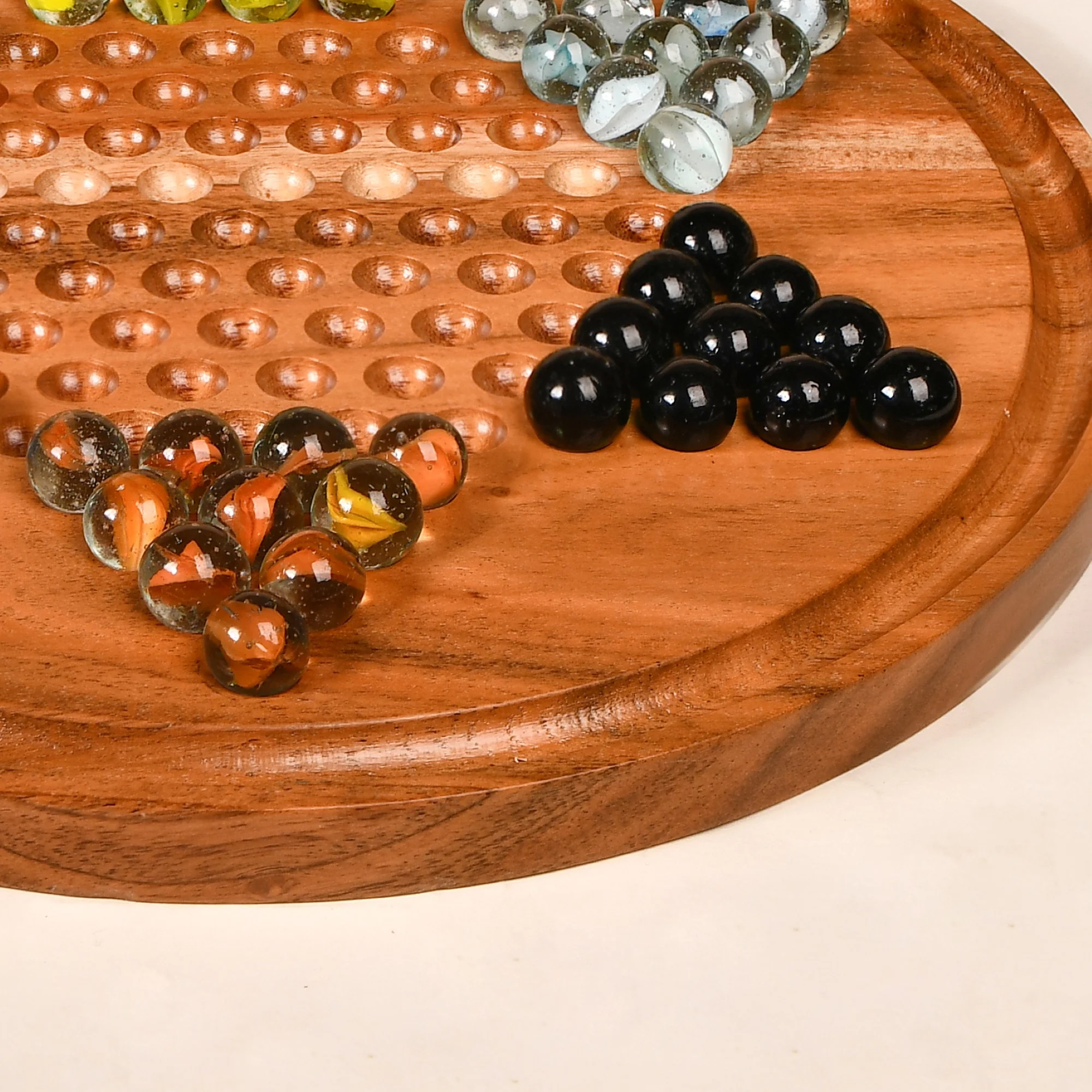 Wooden Chinese Checkers Board Game - Image 7