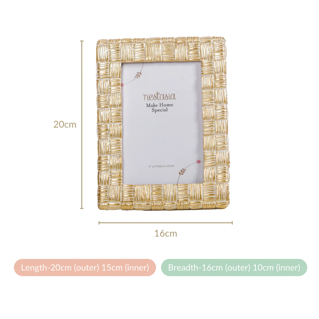 Luxe Resin Photo Frame Small 7.5"x6" - Image 7